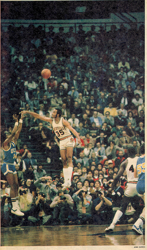 And now a bit more determined ('80 title game vs. UCLA)...